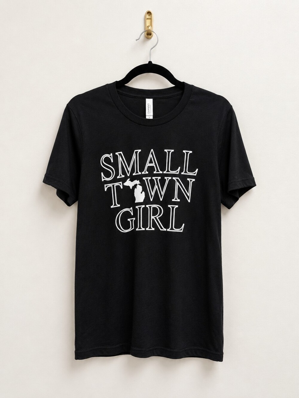 Small Town Girl Black Custom T-Shirt